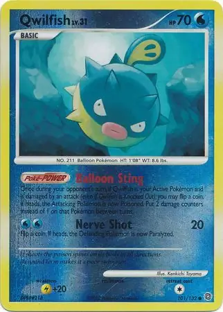 Qwilfish Reverse Holo 101 Normal