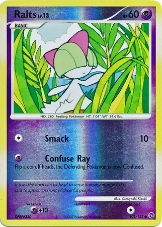 Ralts Reverse Holo 102