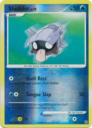 Shellder Reverse Holo 105 Normal
