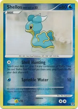 Shellos East Sea Reverse Holo 106 Normal