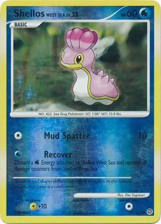 Shellos West Sea Reverse Holo 107