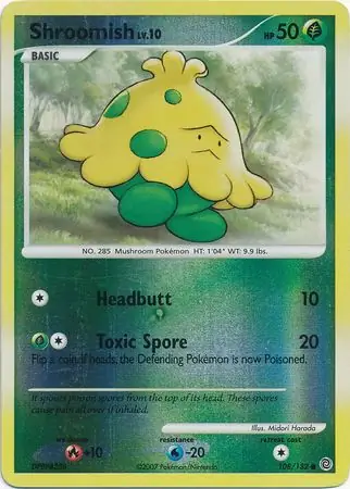 Shroomish Reverse Holo 108 Normal