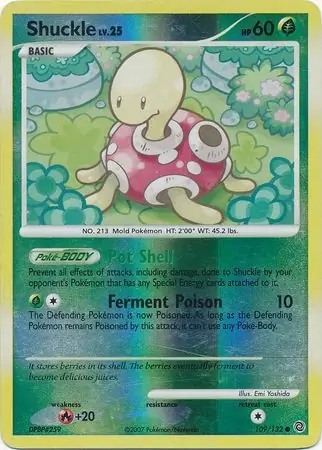 Shuckle Reverse Holo 109 Normal