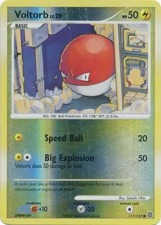 Voltorb Reverse Holo 117