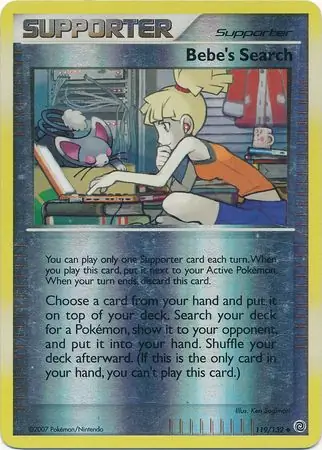 Bebe's Search Reverse Holo 119