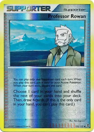 Professor Rowan Reverse Holo 123 Normal