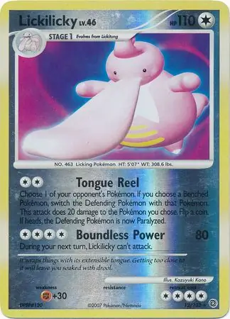 Lickilicky Reverse Holo 12