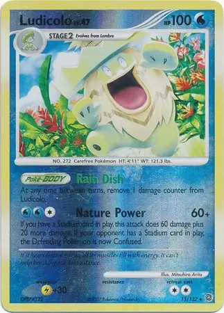 Ludicolo Reverse Holo 13 Normal