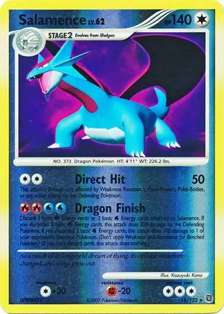 Salamence Reverse Holo 18 Normal