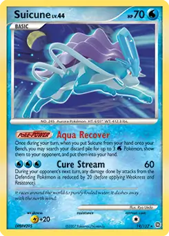 Suicune Holo 19 Normal