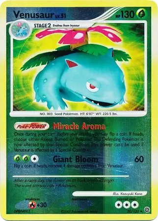 Venusaur Reverse Holo 20 Normal