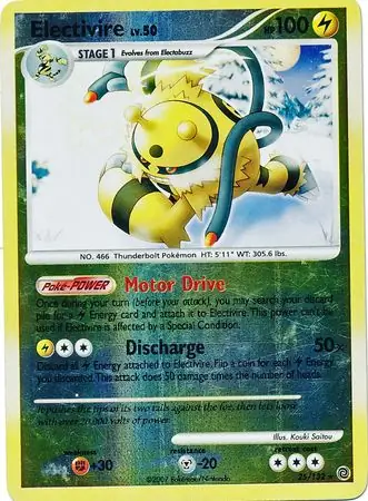 Electivire Reverse Holo 25 Normal