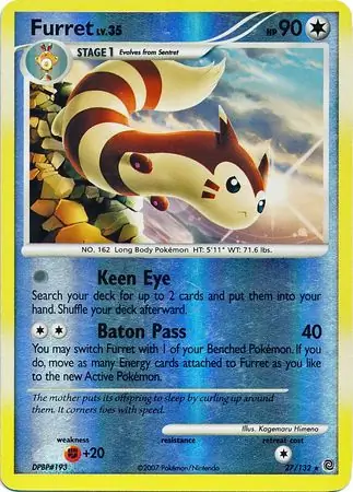 Furret Reverse Holo 27 Normal