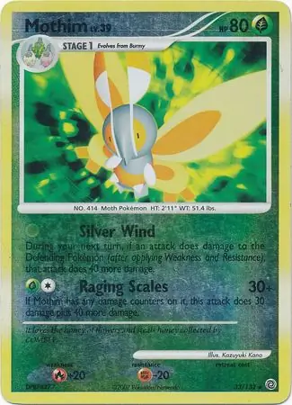 Mothim Reverse Holo 33