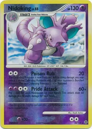 Nidoking Reverse Holo 34 Normal