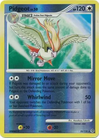 Pidgeot Reverse Holo 35