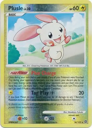 Plusle Reverse Holo 36