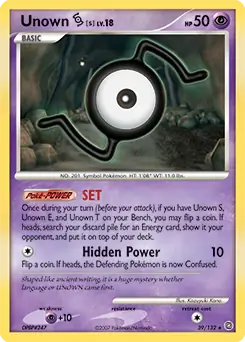 Unown S 39 Normal