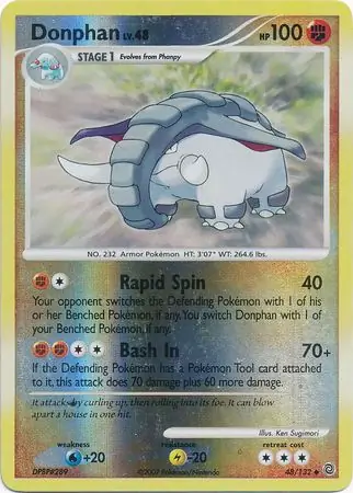 Donphan Reverse Holo 48 Normal