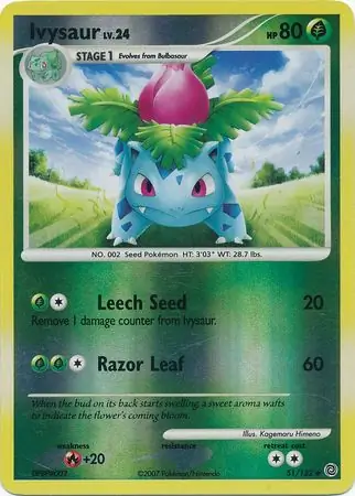 Ivysaur Reverse Holo 51