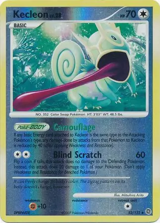 Kecleon Reverse Holo 52 Normal