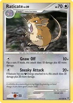 Raticate 61 Normal
