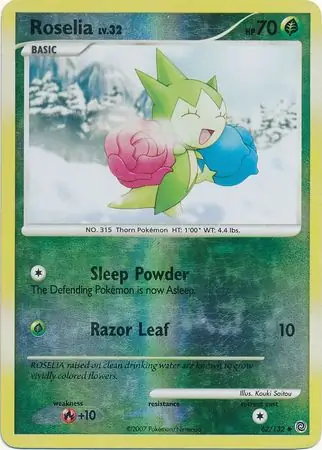 Roselia Reverse Holo 62 Normal