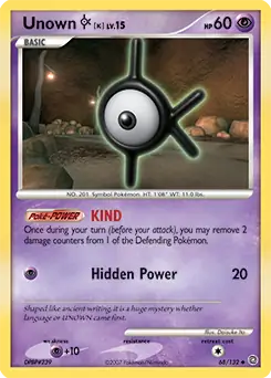 Unown K 68 Normal