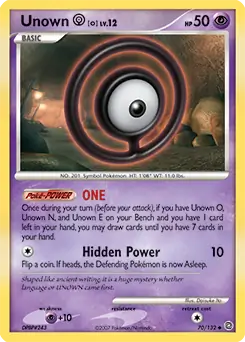 Unown O 70 Normal