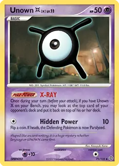Unown X 71 Normal