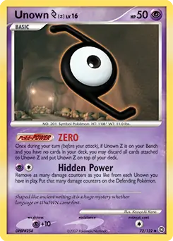 Unown Z 72 Normal