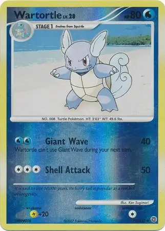 Wartortle Reverse Holo 75 Normal