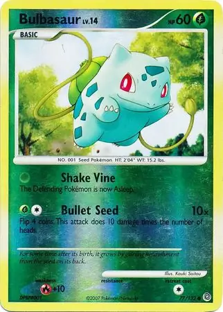 Bulbasaur Reverse Holo 77