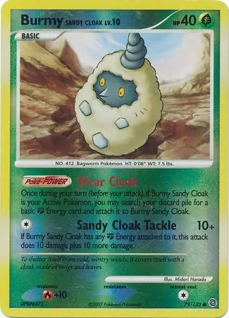 Burmy Sandy Cloak Reverse Holo 79 Normal