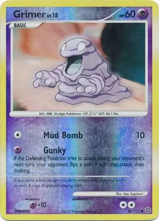 Grimer Reverse Holo 88 Normal