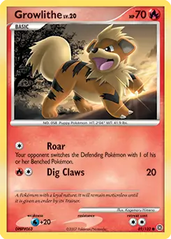 Growlithe 89 Normal