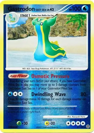 Gastrodon East Sea Reverse Holo 8 Normal
