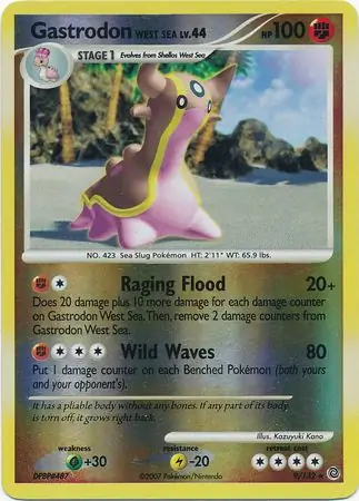 Gastrodon West Sea Reverse Holo 9