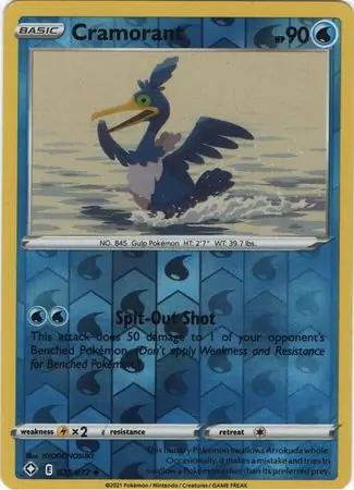 Cramorant Reverse Holo 028