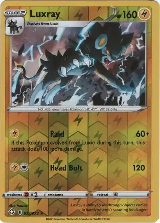 Luxray Reverse Holo 033