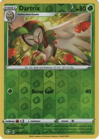 Dartrix Reverse Holo 007