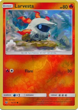 Larvesta Reverse Holo 12 Normal