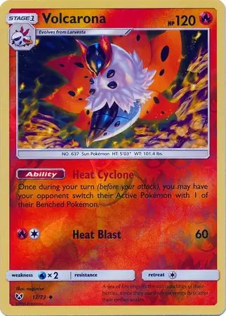 Volcarona Reverse Holo 13 Normal