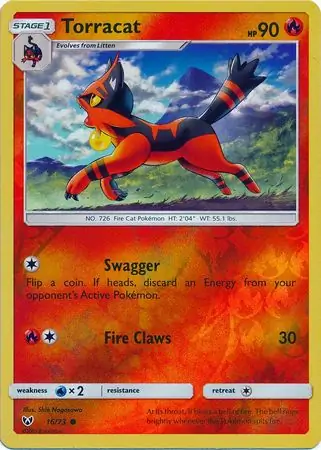 Torracat Reverse Holo 16 Normal