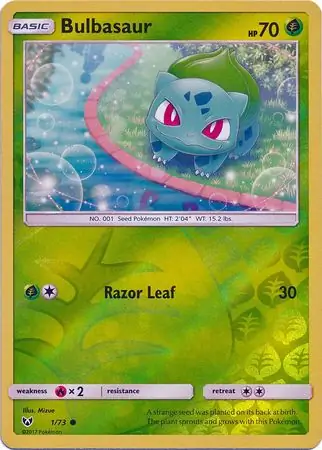 Bulbasaur Reverse Holo 1 Normal