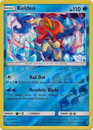 Keldeo Reverse Holo 26 Normal