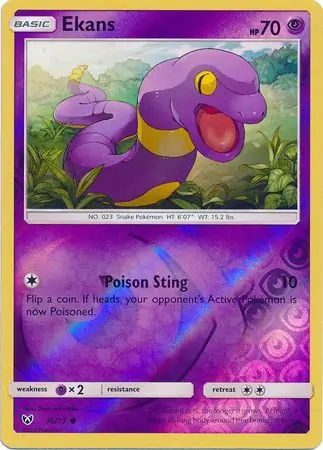 Ekans Reverse Holo 36 Normal