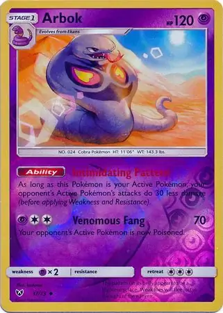 Arbok Reverse Holo 37