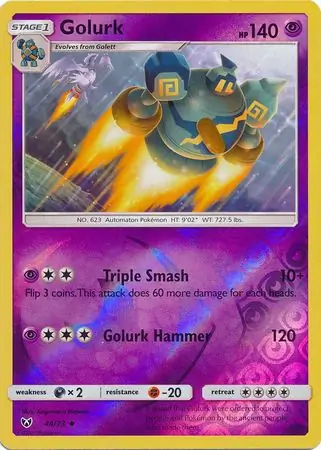 Golurk Reverse Holo 44