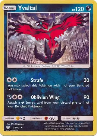 Yveltal Reverse Holo 54 Normal
